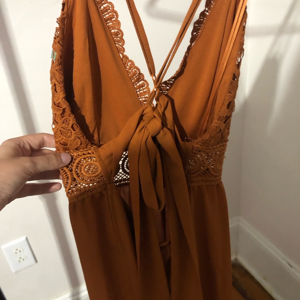Orange romper